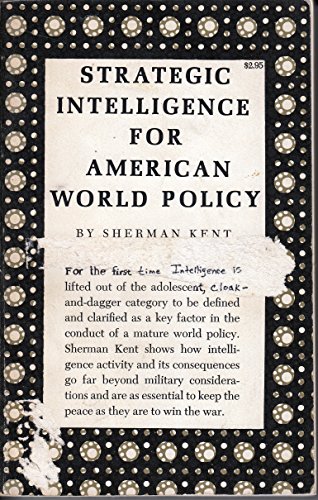 9780691021607: Strategic Intelligence for American World Policy (Princeton Legacy Library, 2377)