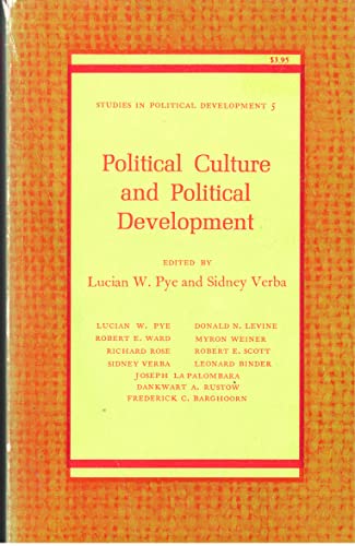 Beispielbild fr Political Culture and Political Development (Studies in Political Development) zum Verkauf von Rosario Beach Rare Books