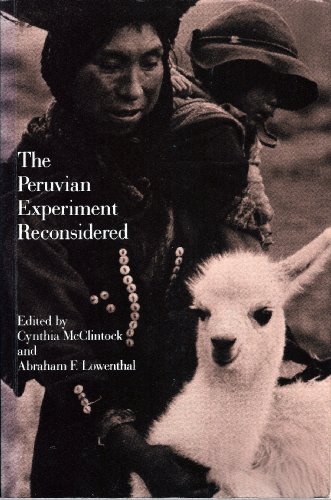 Beispielbild fr The Peruvian Experiment Reconsidered (Princeton Legacy Library) zum Verkauf von Robinson Street Books, IOBA