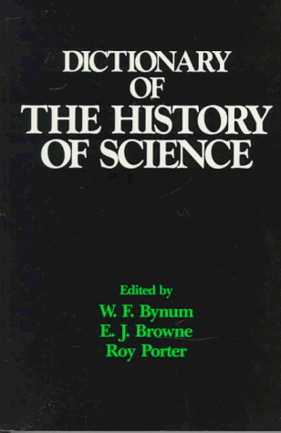 Imagen de archivo de Dictionary of the History of Science a la venta por Bearly Read Books