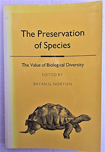 Stock image for The Preservation of Species for sale by Better World Books