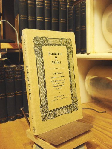 Beispielbild fr Evolution and Ethics: T.H. Huxley's Evolution and Ethics with New Essays on Its Victorian and Sociobiological Context zum Verkauf von Prior Books Ltd