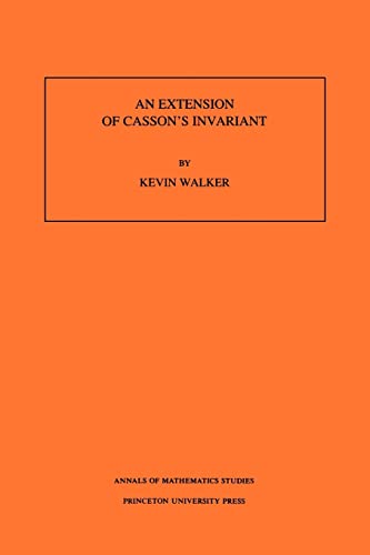 Stock image for Extension of Casson's Invariant for sale by Book Bear