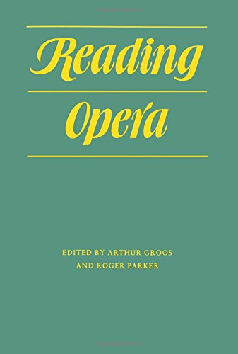 Beispielbild fr Reading Opera zum Verkauf von Anybook.com