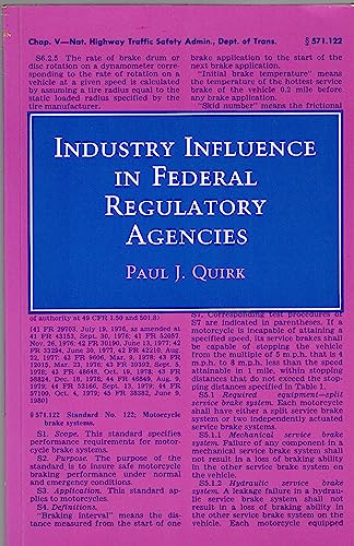 Stock image for Industry Influence in Federal Regulatory Agencies (Princeton Legacy Library, 84) for sale by Wonder Book