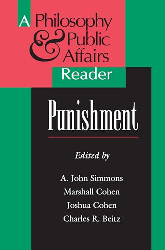 Imagen de archivo de Punishment : A Philosophy and Public Affairs Reader a la venta por Better World Books