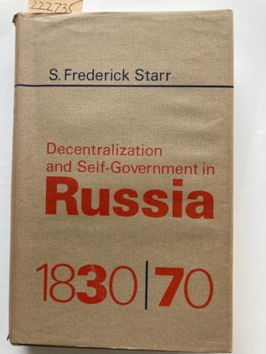 9780691030906: Decentralization and Self-Government in Russia