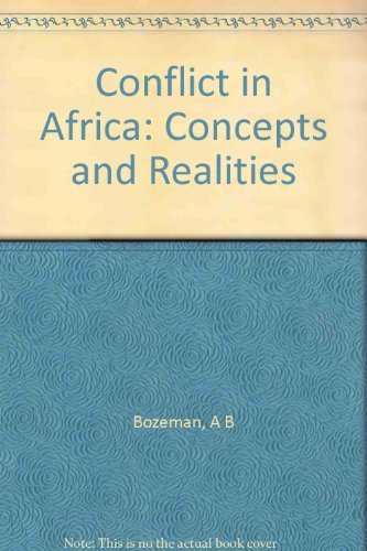 Beispielbild fr Conflict in Africa : Concepts and Realities zum Verkauf von Better World Books