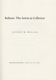 9780691040646: Rubens – the Artist as Collector