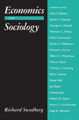 9780691042480: Economics and Sociology: Redefining Their Boundaries: Conversations with Economists and Sociologists