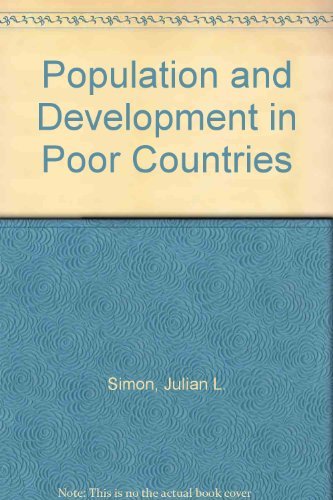 Beispielbild fr Population and Development in Poor Countries zum Verkauf von Wonder Book