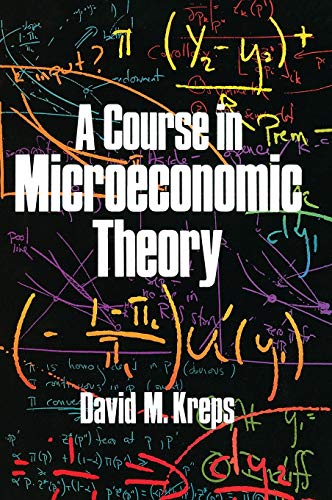 Imagen de archivo de A Course in Microeconomic Theory a la venta por HPB-Red