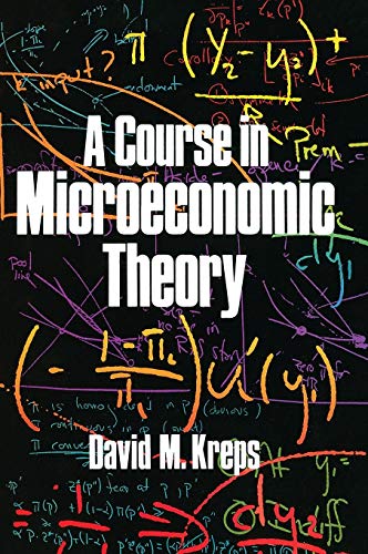 9780691042640: A Course in Microeconomic Theory