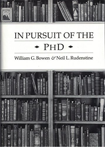 Imagen de archivo de In Pursuit of the Ph.D a la venta por SecondSale