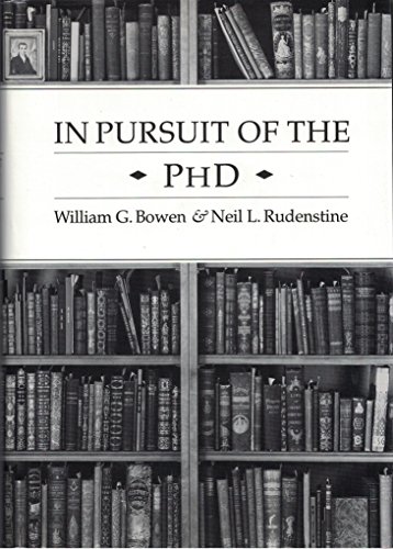 Stock image for In Pursuit of the Ph.D for sale by SecondSale