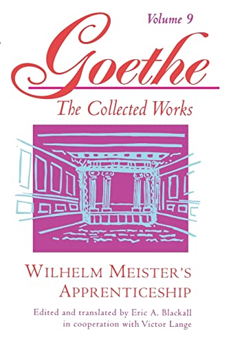 Stock image for Goethe: Wilhelmm Meister's Apprenticeship (Volume 9) for sale by Anybook.com