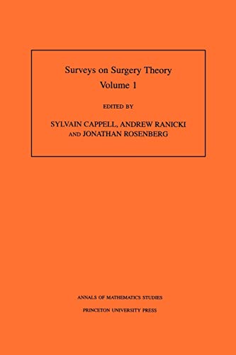 Beispielbild fr Surveys on Surgery Theory zum Verkauf von Alien Bindings