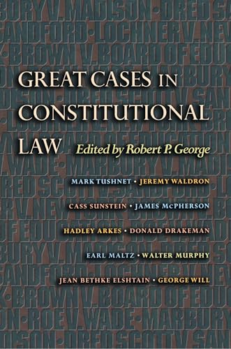 Stock image for Great Cases in Constitutional Law for sale by ThriftBooks-Dallas