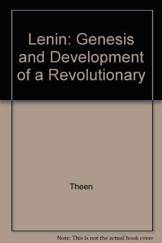 Stock image for Lenin : Genesis and Development of a Revolutionary for sale by Better World Books