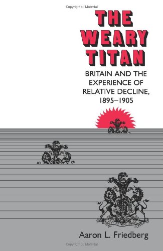 9780691055329: The Weary Titan: Britain and the Experience of Relative Decline, 1895-1905