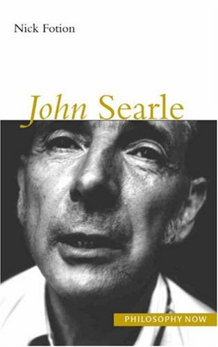 Stock image for John Searle (Philosophy Now) for sale by Concordia Books