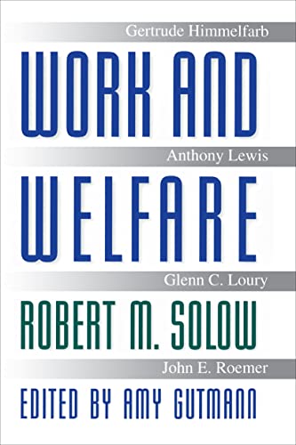 Stock image for Work and Welfare for sale by Better World Books