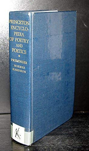 Beispielbild fr Princeton Encyclopedia of Poetry and Poetics zum Verkauf von Better World Books