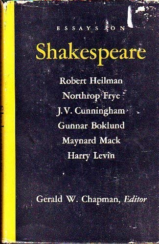 Imagen de archivo de Essays on Shakespeare (Princeton Legacy Library, 2187) a la venta por Irish Booksellers