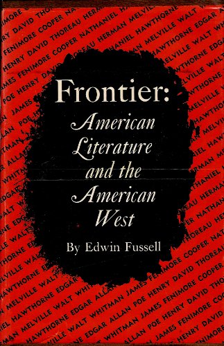 Beispielbild fr Frontier in American Literature zum Verkauf von Better World Books