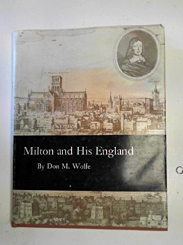 Beispielbild fr Milton and His England zum Verkauf von Better World Books