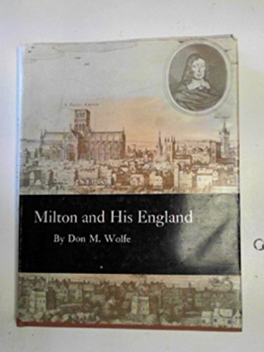 Imagen de archivo de Milton and His England a la venta por G.J. Askins Bookseller