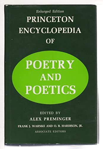 Beispielbild fr Princeton Encyclopedia of Poetry and Poetics (Princeton Legacy Library) zum Verkauf von Gabis Bcherlager