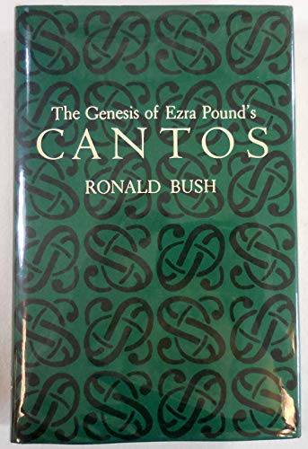 Beispielbild fr The Genesis of Ezra Pound's Cantos zum Verkauf von Manchester By The Book
