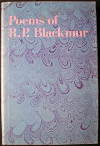 Beispielbild fr Poems of R. P. Blackmur zum Verkauf von Popeks Used and Rare Books, IOBA