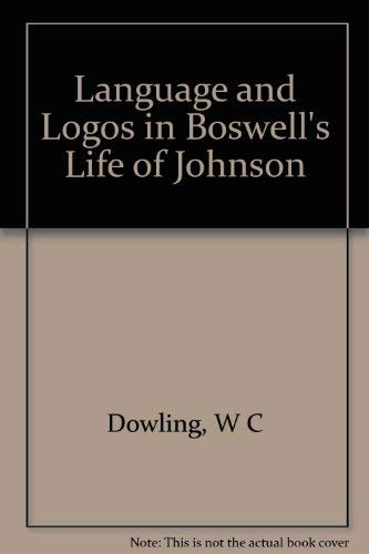 Beispielbild fr Language and Logos in Boswell's Life of Johnson zum Verkauf von Better World Books