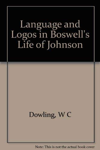 Stock image for Language and Logos in Boswell's Life of Johnson for sale by Better World Books
