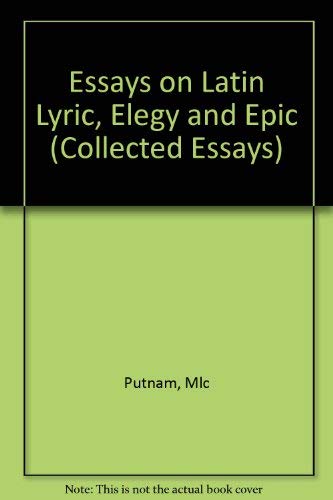 Stock image for Essays on Latin Lyric, Elegy, and Epic for sale by ThriftBooks-Dallas