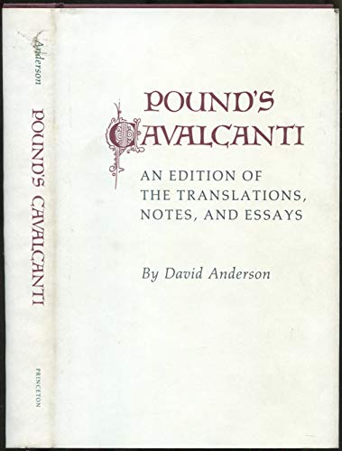 9780691065199: Pound's "Cavalcanti": An Edition of the Translation, Notes, and Essays (Princeton Legacy Library)
