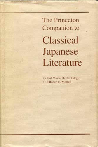 9780691065991: The Princeton Companion to Classical Japanese Literature