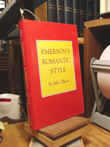 Beispielbild fr Emerson's Romantic Style (Princeton Legacy Library, 1216) zum Verkauf von Books From California