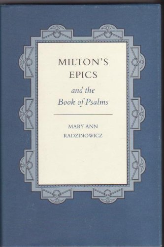 Milton's Epics and the Book of Psalms.