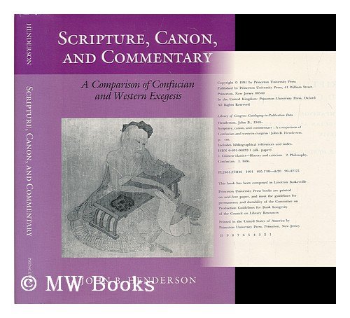 Imagen de archivo de Scripture, Canon and Commentary (Princeton Legacy Library, 1184) a la venta por Canal Bookyard