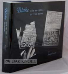 Beispielbild fr Blake and the Idea of the Book zum Verkauf von GF Books, Inc.