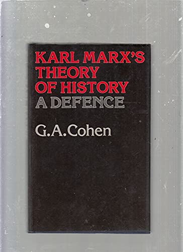 Karl Marx's Theory of History: A Defence (9780691071756) by Cohen, G. A.