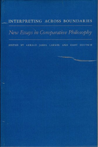 Stock image for Interpreting Across Boundaries : New Essays in Comparative Philosophy for sale by Better World Books