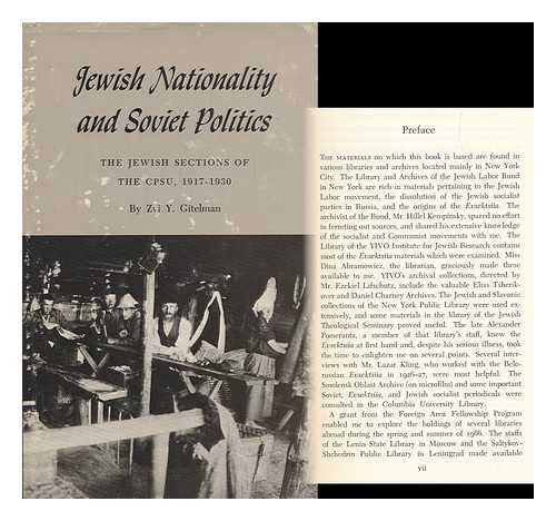 JEWISH NATIONALITY AND SOVIET POLITICS: THE JEWISH SECTION OF THE CPSU, 1917-1930