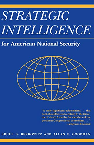 Imagen de archivo de Strategic Intelligence for American National Security : Updated Edition a la venta por Better World Books