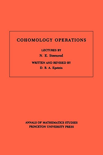 Stock image for Cohomology Operations Annals of Mathematics Studies Number 50 for sale by Reader's Corner, Inc.