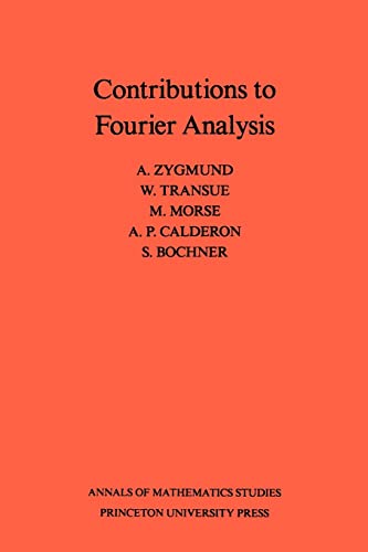 Imagen de archivo de Contributions to Fourier Analysis a la venta por Book Bear