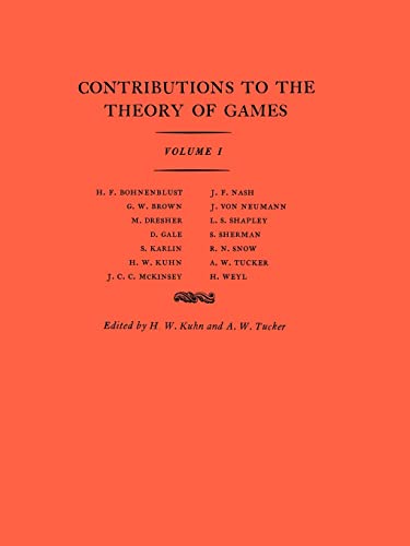 9780691079349: Contributions to the Theory of Games, Volume I. (AM-24)